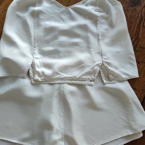 Victoria's Secret ~ Silk ~ Cami & Boxer PJ's ~ Like New ~ Small ~ Ivory ~ Dreamy